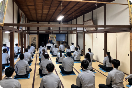 お寺参禅